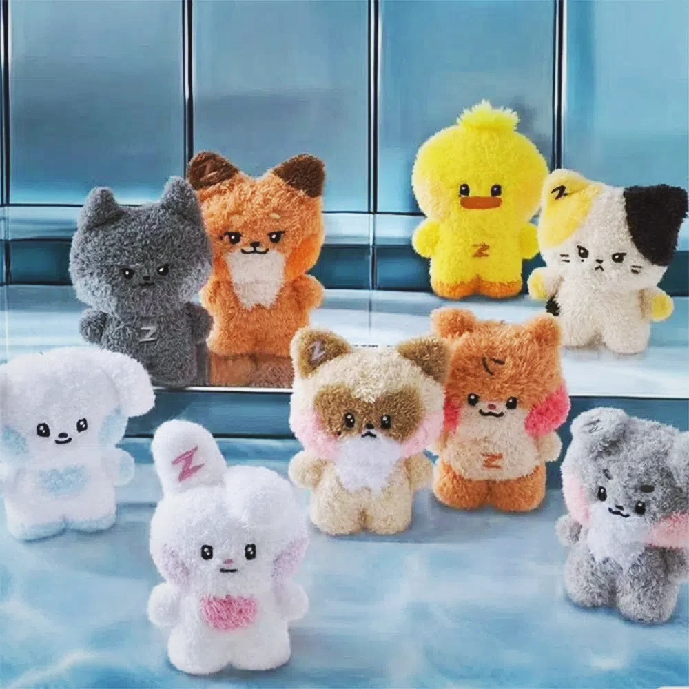 

17 см плюшевая игрушка Kpop ZB1 кукла с наполнителем PP хлопок мягкая короткая ZERONI мультфильм милая собака кошка кролик кукла брелок ZEROBASEONE фанаты подарок