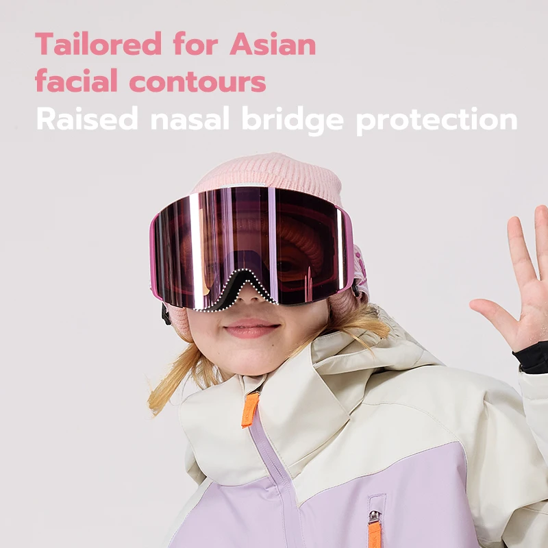 ناقلات الطفل والنساء نظارات التزلج على الجليد نظارات UV400 طبقة مزدوجة مطلي عدسة الشتاء في الهواء الطلق الثلوج النظارات الشمسية