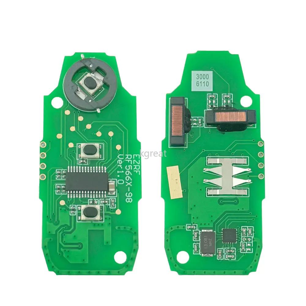 KGREAT KR5876268 Smart Car Remote Key For Ford Kuga Fiesta Focus Grand C-Max 2011+ 433Mhz ID49 Keyless Go F1ET 15K601 AE/AF