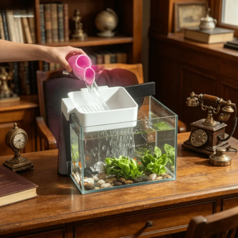 Aquarium Water Changer Fish Tank Water Flow Diffuser Vanti-Splash Bracket Anti-Splash Bracket for Aquatic Plants Sand Protection