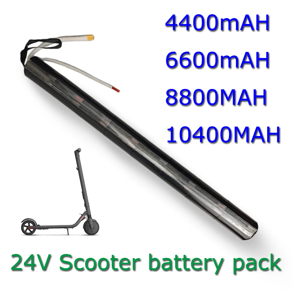 24V 4400/6600/8800/10400mAH Lithium Battery Pack Is Suitable for Carbon Fiber Scooter