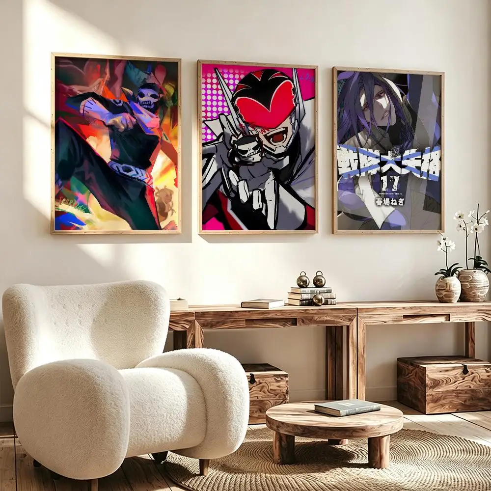Modern Aesthetic Wall Art Poster anime Go! Go! Loser Ranger! Poster for Office Home Decor Interior Large Wall Picture Print