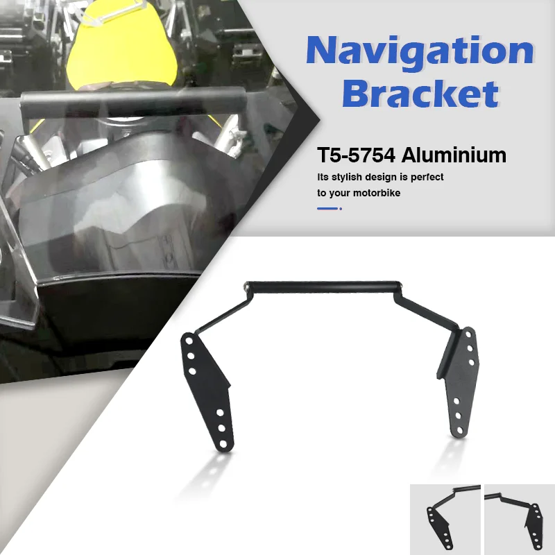 

FOR SUZUKI V-Strom DL 650/XT 2017-2020 DL 1000 V-Strom 2017 2018 2019 Motorcycle Phone Holder Stand GPS Navigation Plate Bracket