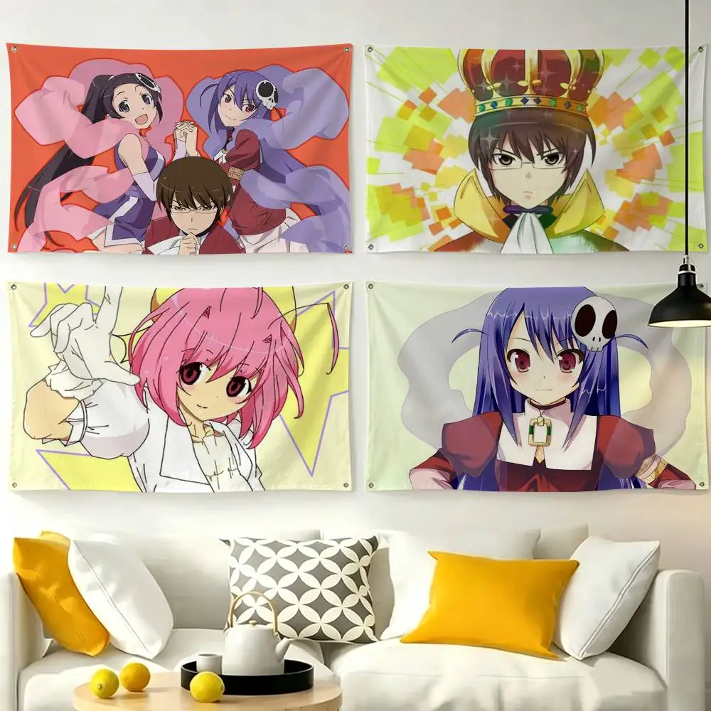 The World God Only Knows Flags for Bedrooms Home Decor Items Outdoor Decors Garage Decoration Flaga