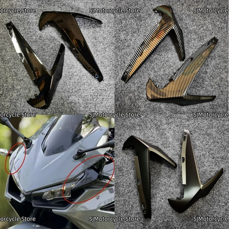 

Motorcycle Accessories Upper Headlight Side Fairing Cover Panel Fit For HONDA CBR500R 2019 2020-2023 CBR400R 2022-2023