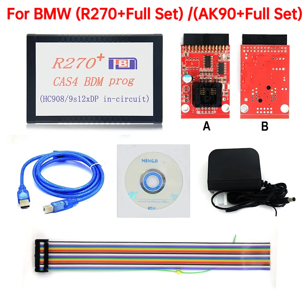 NEW For BMW EWS AK90 V3.19 Auto Key Programmer For EWS/CAS All From 1995-2009 Years Change Mileage AK90+ Key Programming Tool