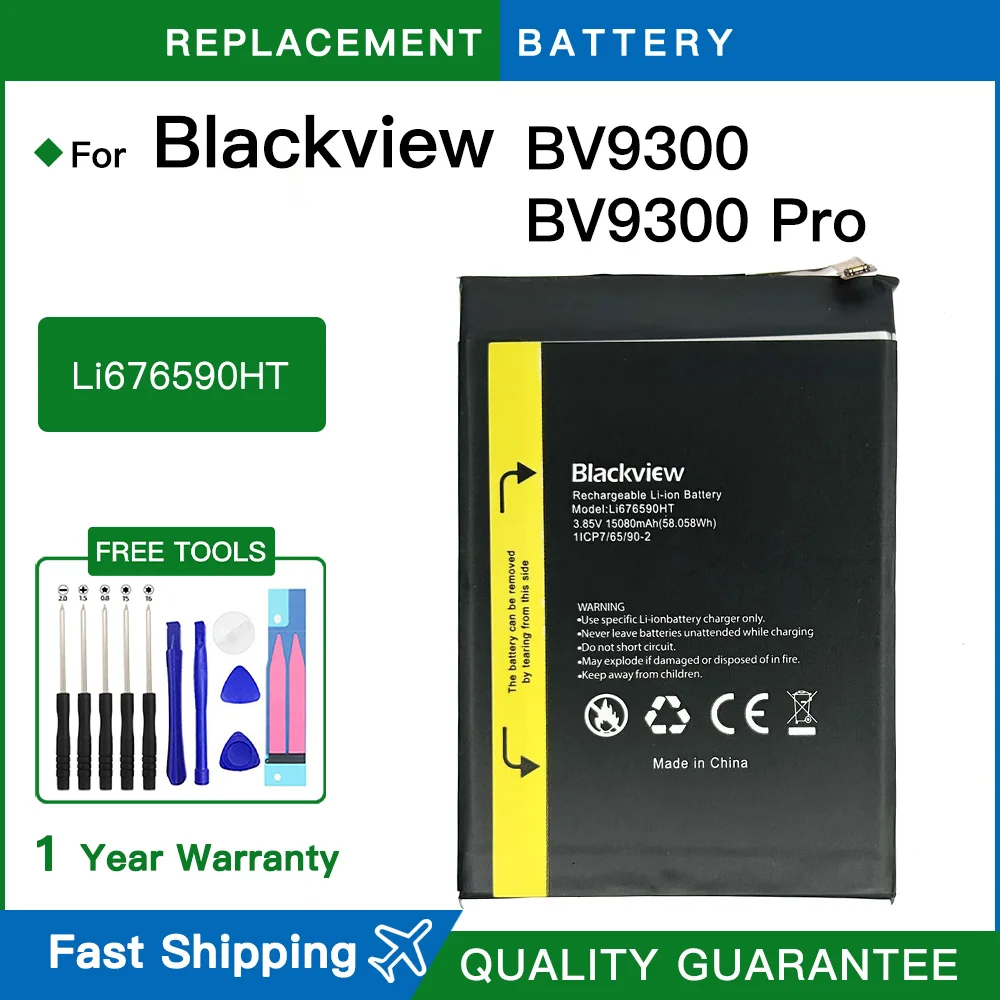 Brand new BV9300 Li676590HT For Blackview BV9300 Mobile Phone Battery BV9300(Li676590HT)