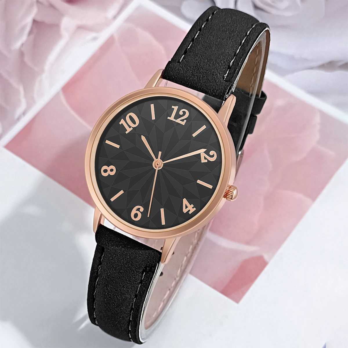 Fashion Women\'s Watch Leather Strap Wristwatch Quartz Watches For Women Clock Gift Reloj Mujer relogios feminino