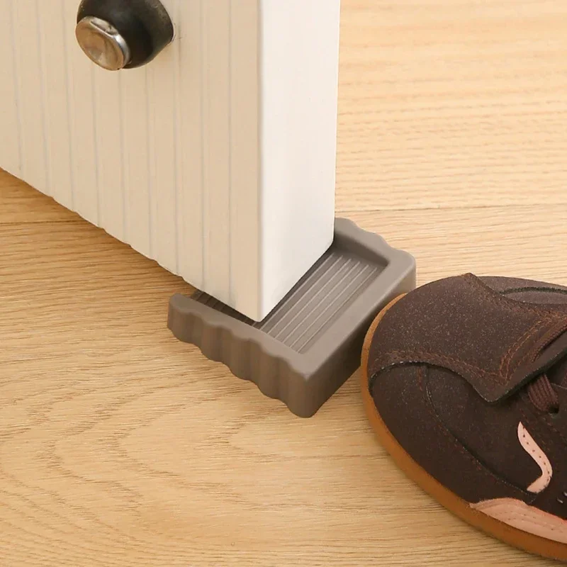 Bidirectional Door Stopper Windproof Safety Door Wedge Prevent Kicking Door Bottom Blocker image 4