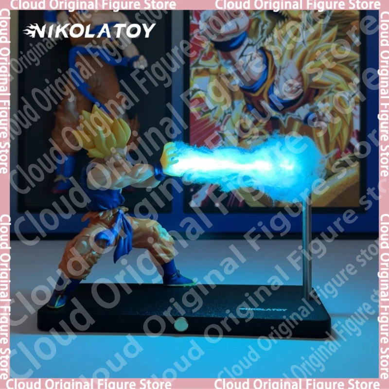 

In Stock Dragon Ball Z Son Goku Kamehameha Lamp Anime Characters Collector Toys Gift Decoration A Birthday Present Hobby