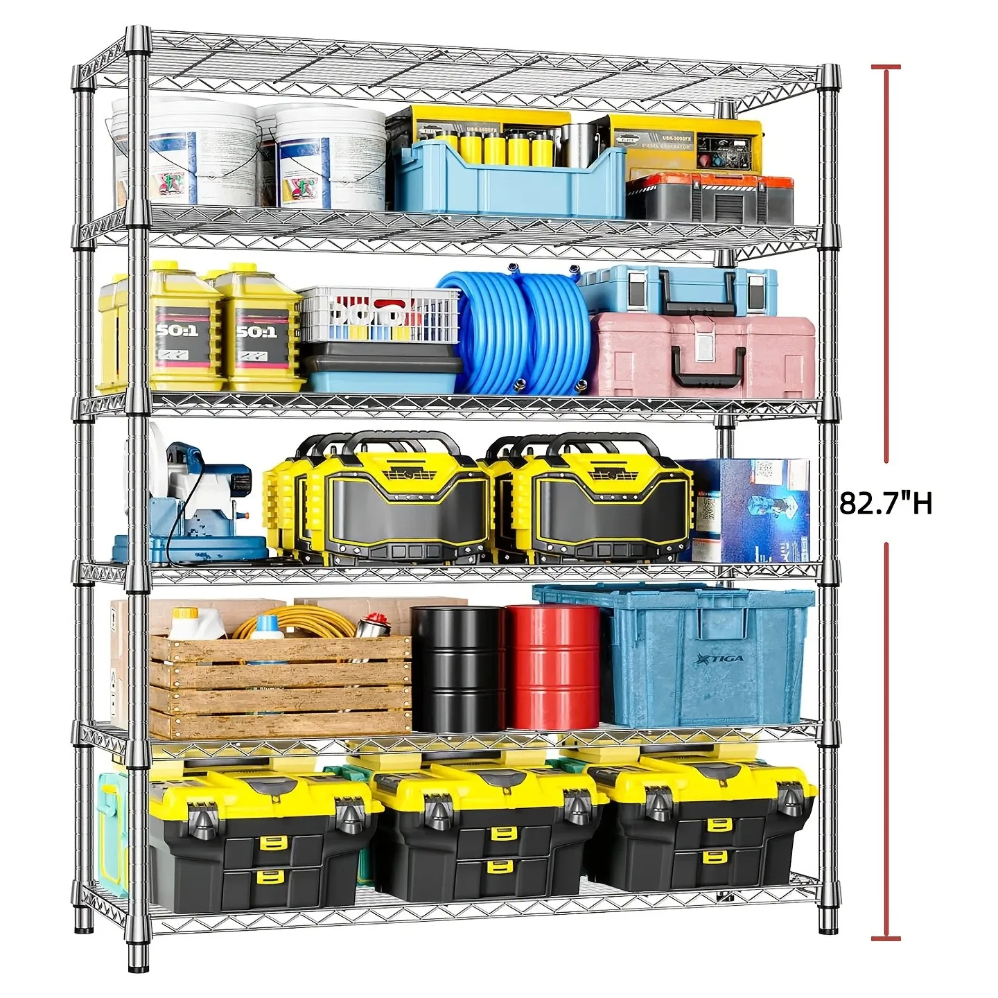 

Heavy-duty Storage Shelves, Metal Shelving Wire Shelving Unit Metal Shelves