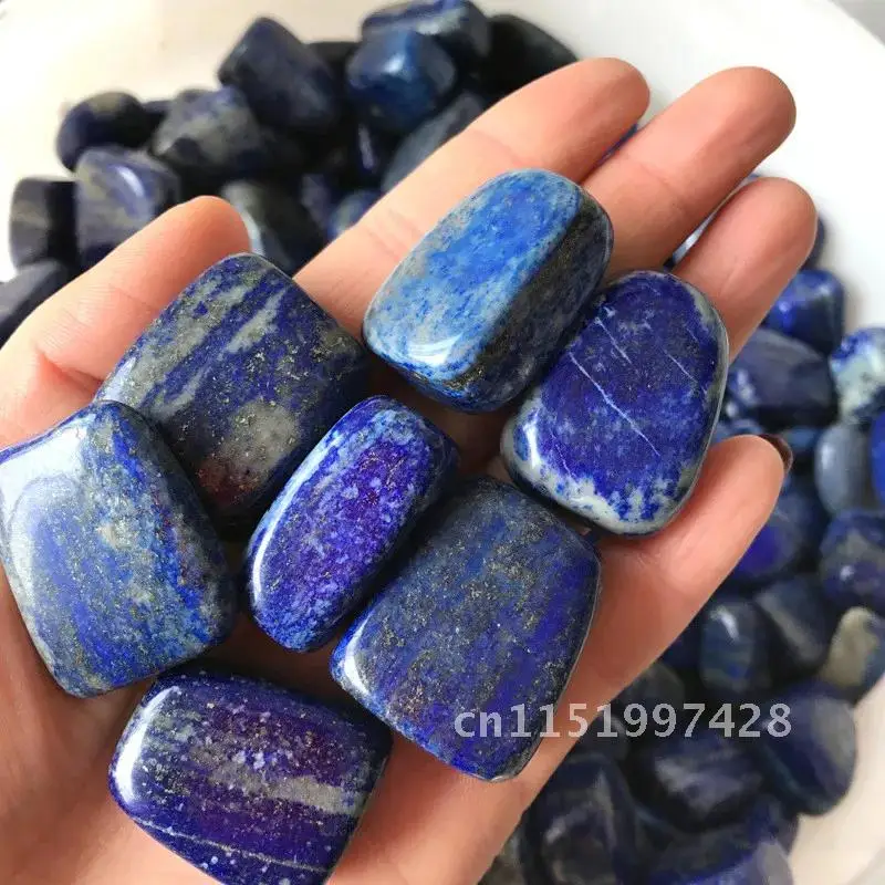 100g Natural large lapis lazuli gravel crystal original stone granule fish tank flower landscaping decoration 20-45mm