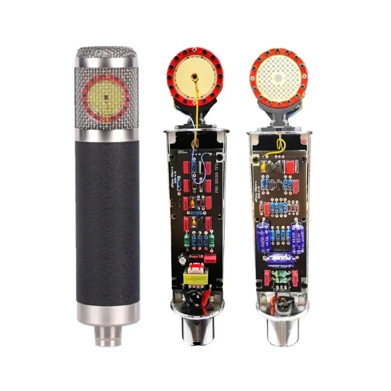 Best Manufacture Large 34mm Diaphragm Mic Professional Studio Condenser Tube Microphone For Recording