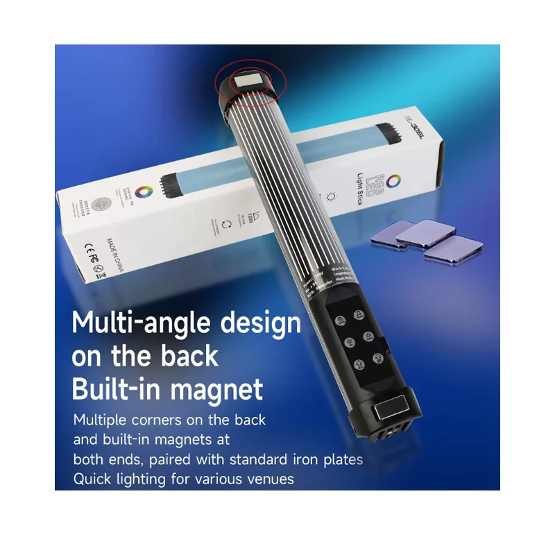 Photographic Lighting Mini Handheld  LED Light Stick Tube Stick Lamp RGBFor Video Vlog Long Endurance