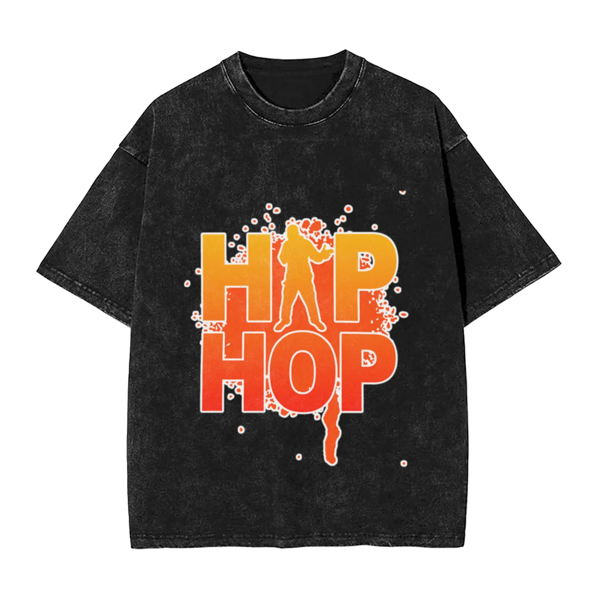 Hip Hop Party Hip Hop Music Rap Hip Hop  Perfect Gift hip hop Unique Cool A Vintage Oversized Cotton Unisex T-Shirts