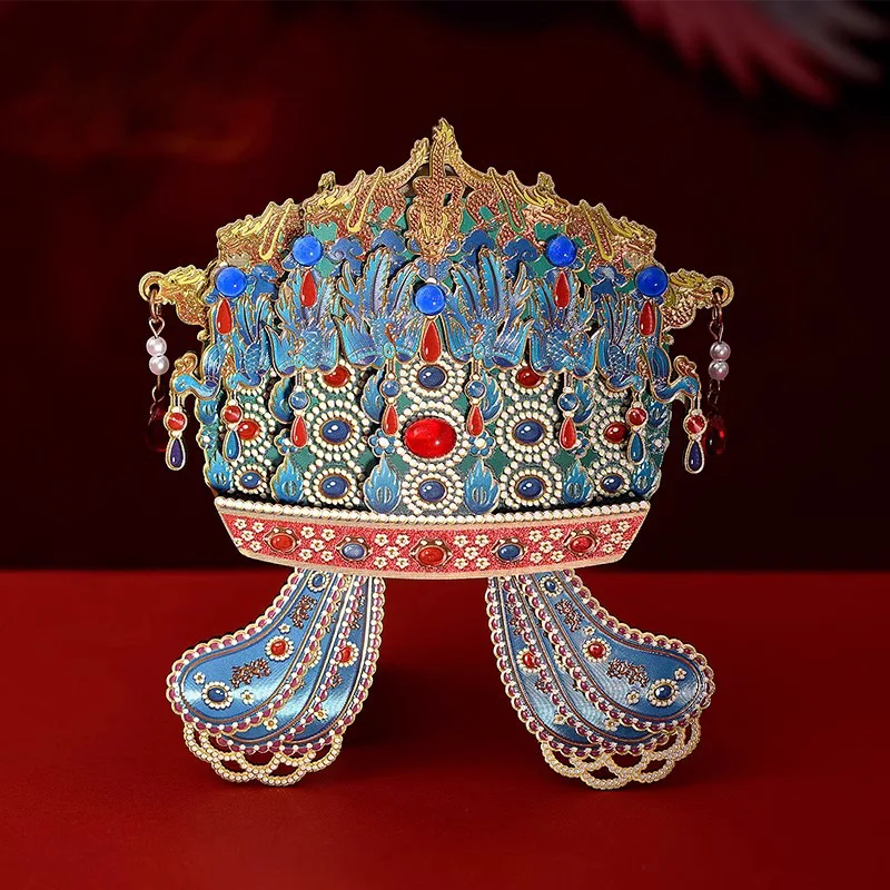 beijing-palace-museum-3d-phoenix-crown-fridge-magnet-cultural-creative-tourist-souvenir-home-decor-magnetic-sticker