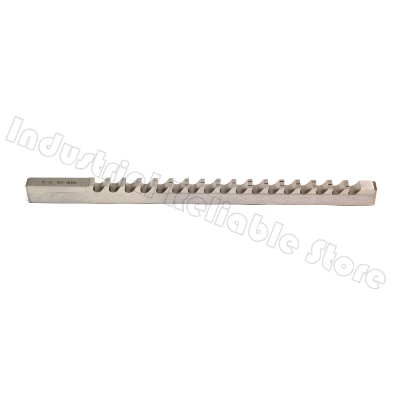 Herramienta de broche de chavetero de tamaño métrico, 21 Uds. Incluye broches de 10mm, 12mm y 14mm, cuñas de 32-50, herramientas de corte HSS para máquina CNC