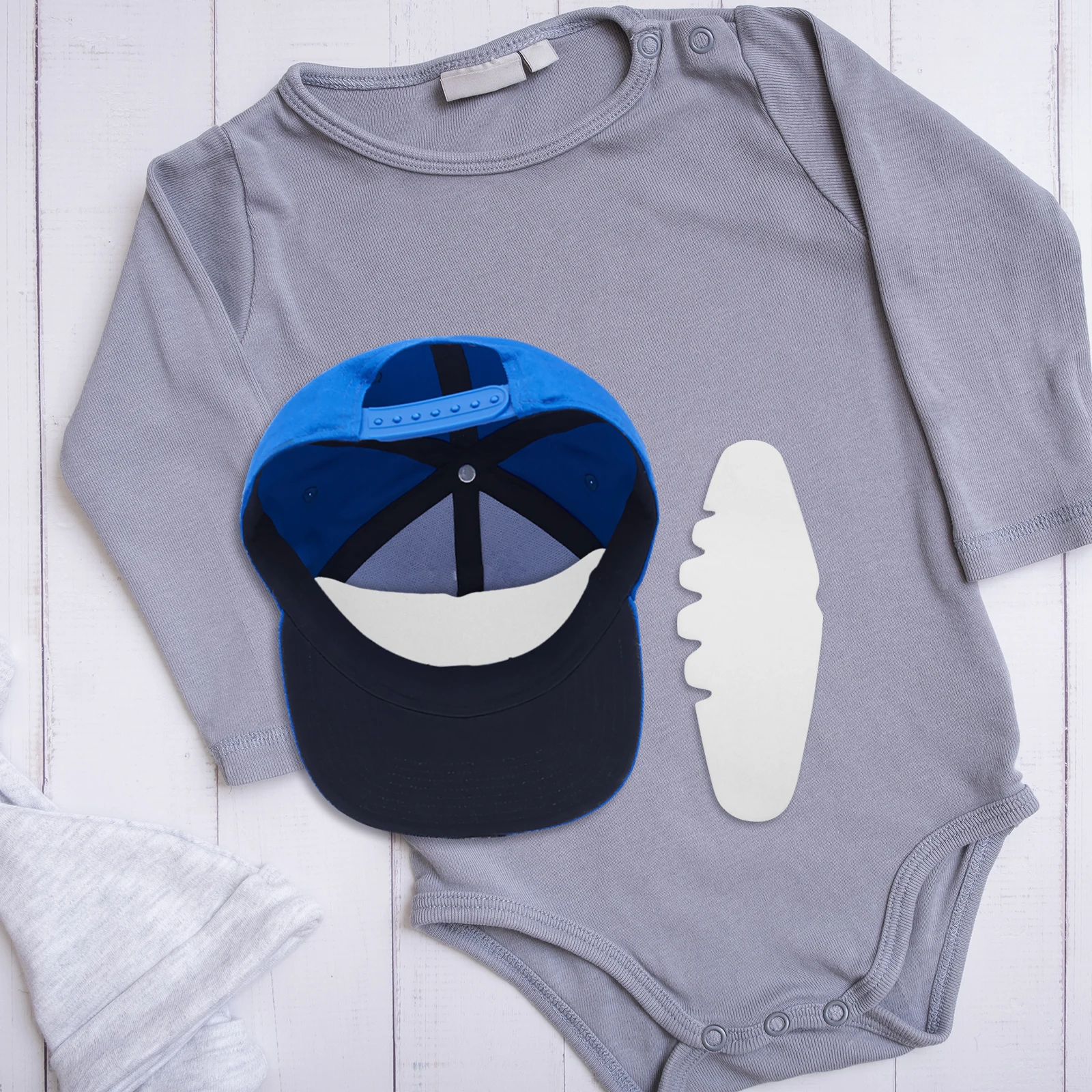 

50 Pcs Hat Inserts Hat Liner Cap Inserts for Baseball Flat Top Caps Kids Adults Brim Shaper Liners Reusable
