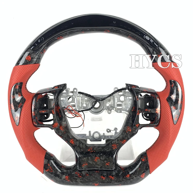 

JDM Racing Real Forged Carbon Fiber Steering Wheel for Lexus ES350 Is460 Rx300 Rx350 Gs350 Gx460 Gx470 Without airbags