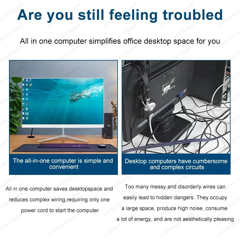 الكل في واحد أجهزة الكمبيوتر المحمولة الكمبيوتر المكتبي I5 I7 I9 مع شاشة LCD #4