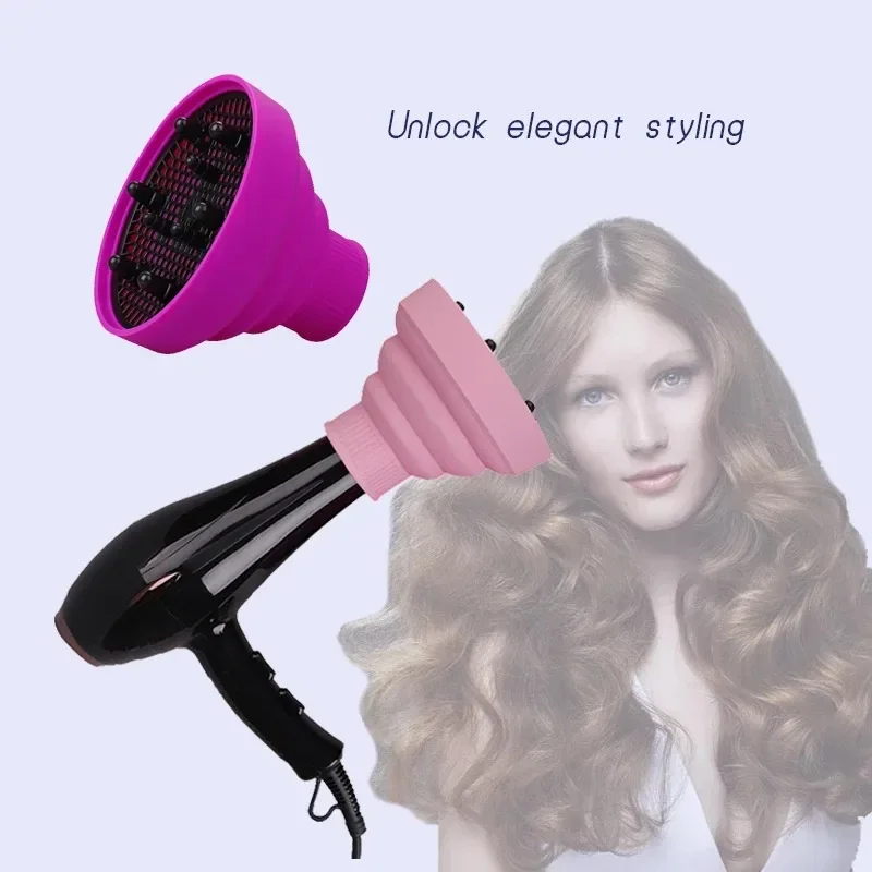 

Suitable 4-4.8cm Universal Hair Curl Diffuser Cover Diffuser Disk Hairdryer Curly Drying Blower Hair Styling Tool Accessories