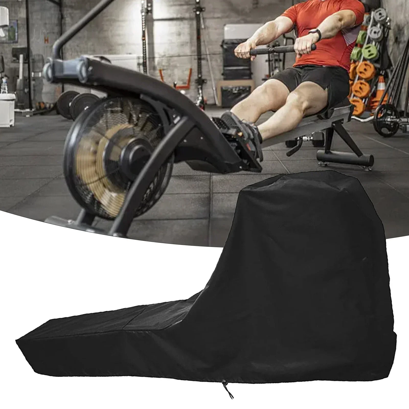 

Waterproof Rowing Machine Cover, Tear resistant Material, Compatible with Concept 2, Wind proof Expansion Rope for Secure Fit