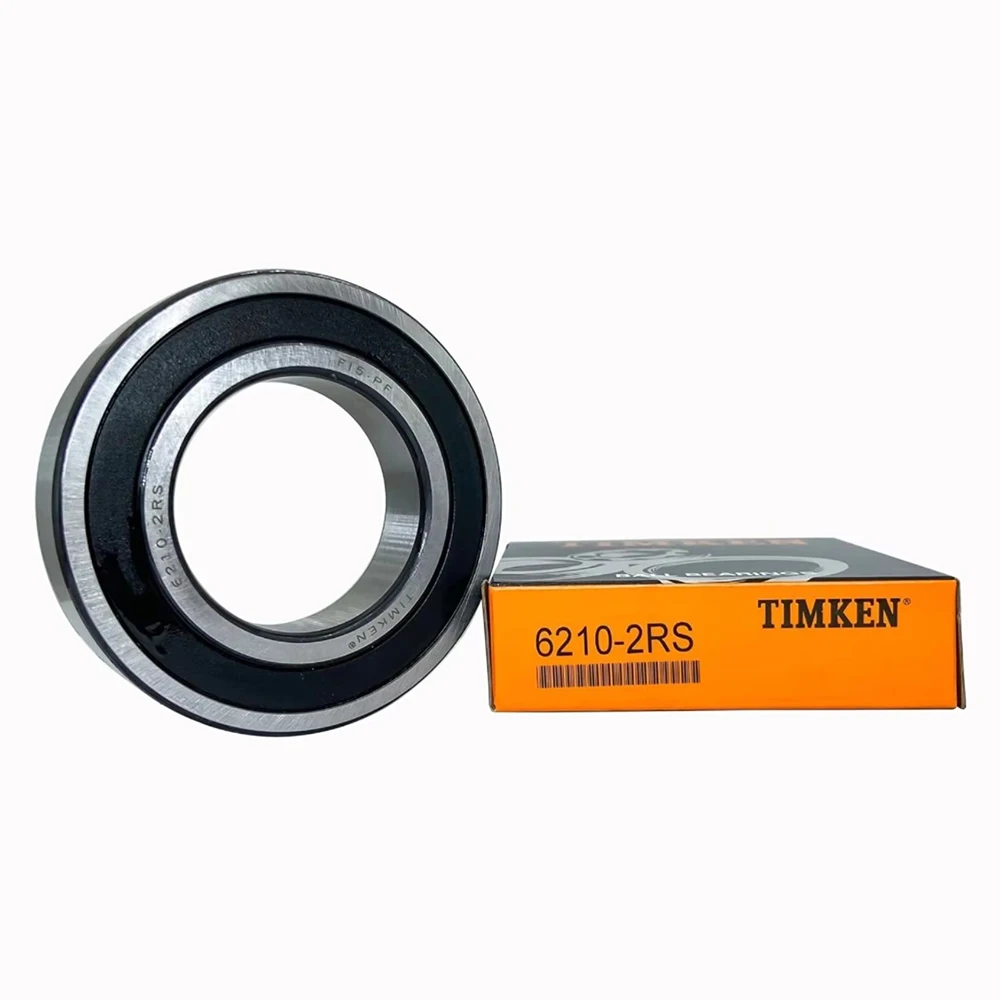 1PCS TIMKEN 6210-2RS 50x90x20mm Double Rubber Sealed Pre-Lubricated Bearing for Motor Industrial Equipment