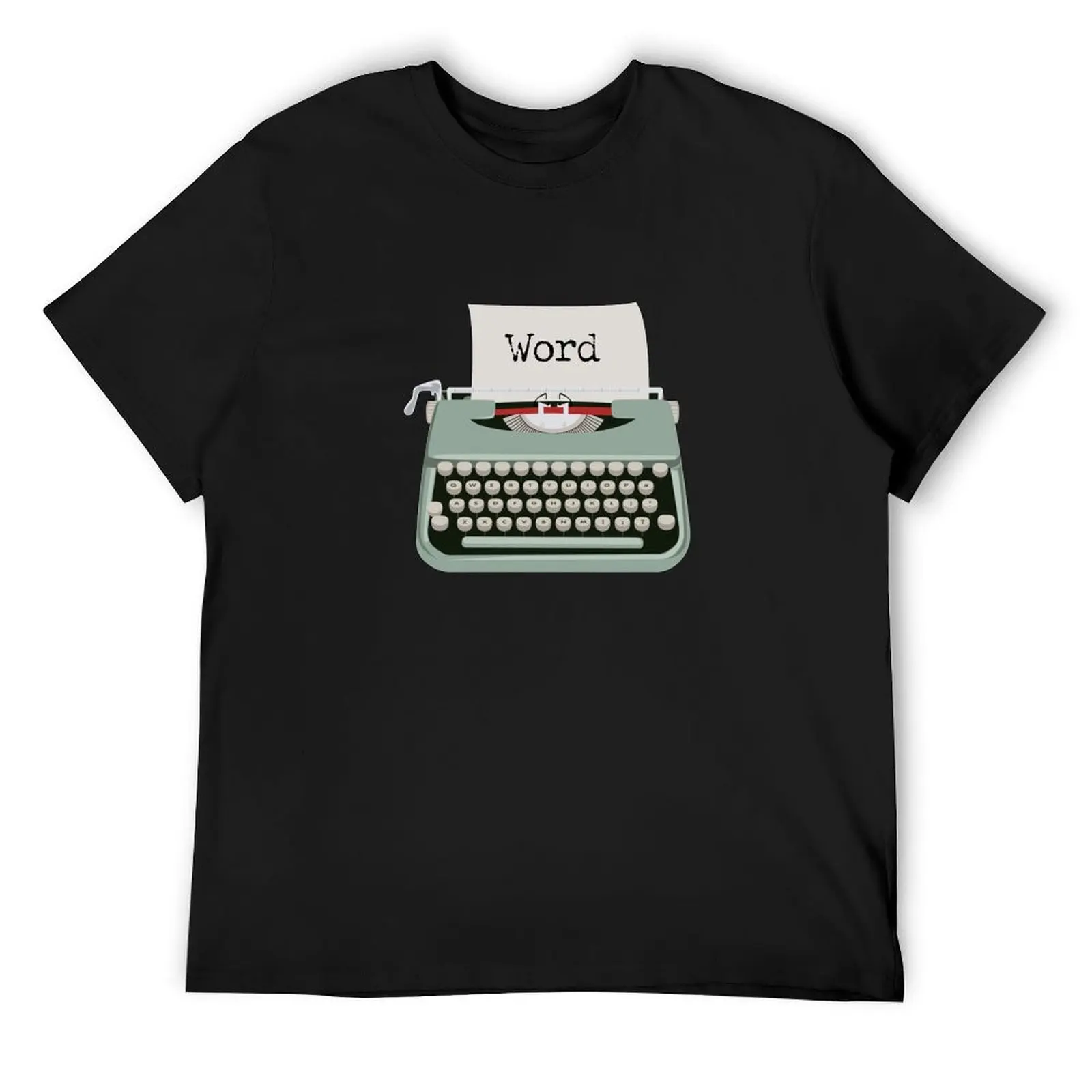 

Typewriter Word T-Shirt customs design your own vintage t shirts t shirt men