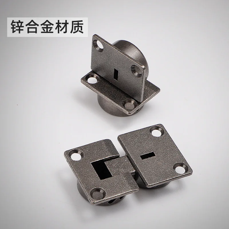 2 PCS Italian Minimalist 90-degree Up and Down Door Hinge Furniture Hardware Fixed Connector Accessories 180-degree Plane Hinge