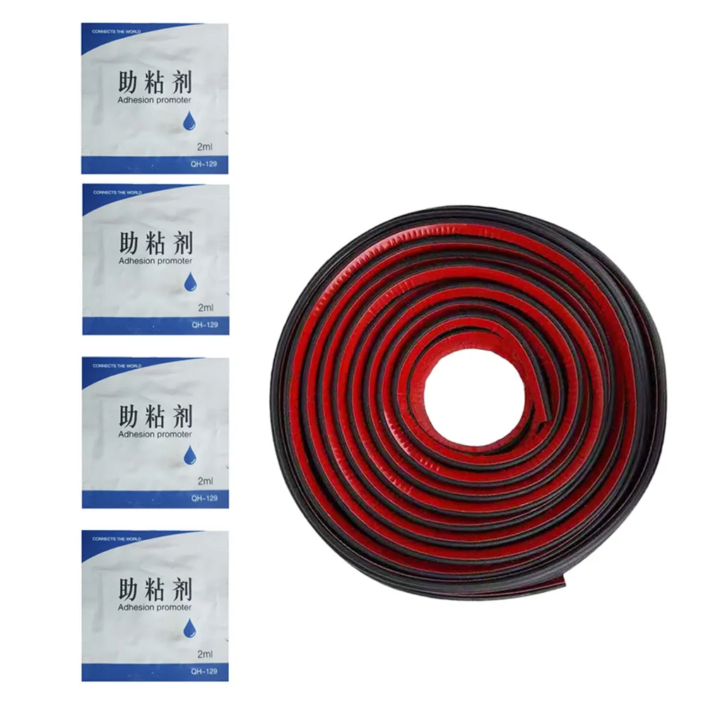 

1 set Soundproof Sealing For Double Layer Car Door Windproof Seal Strong Adhesion Easy Installation Car Door Frame Seal Strip