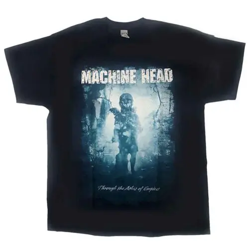 Officially licensed Machine Head Through The Ashes Mens Black T Shirt Tee