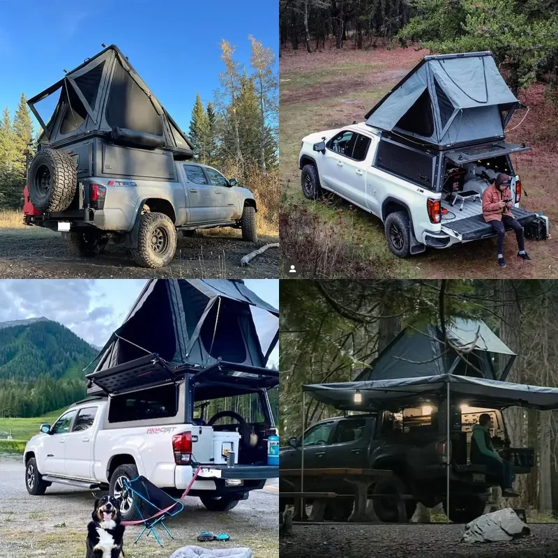 Wedge Style Affordable Pickup Truck Camper Topper