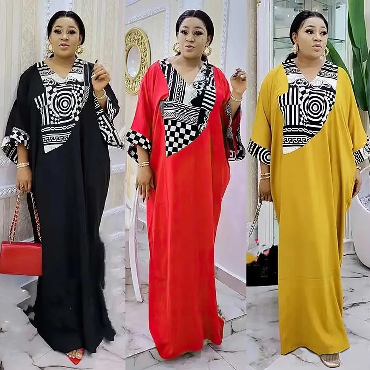 Abayas For Women African Dubai Muslim Fashion Dress Caftan Marocain Evening Party Dresses Satin Boubou Robe Djellaba Femme 2024