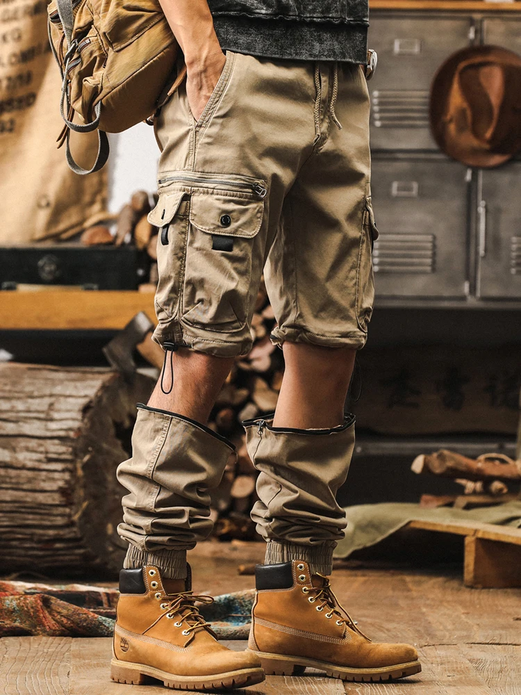 

Свободная повседневная рабочая одежда в американском стиле, мужские осенние модные брендовые уличные функциональные охотничьи экипировки, тактические брюки