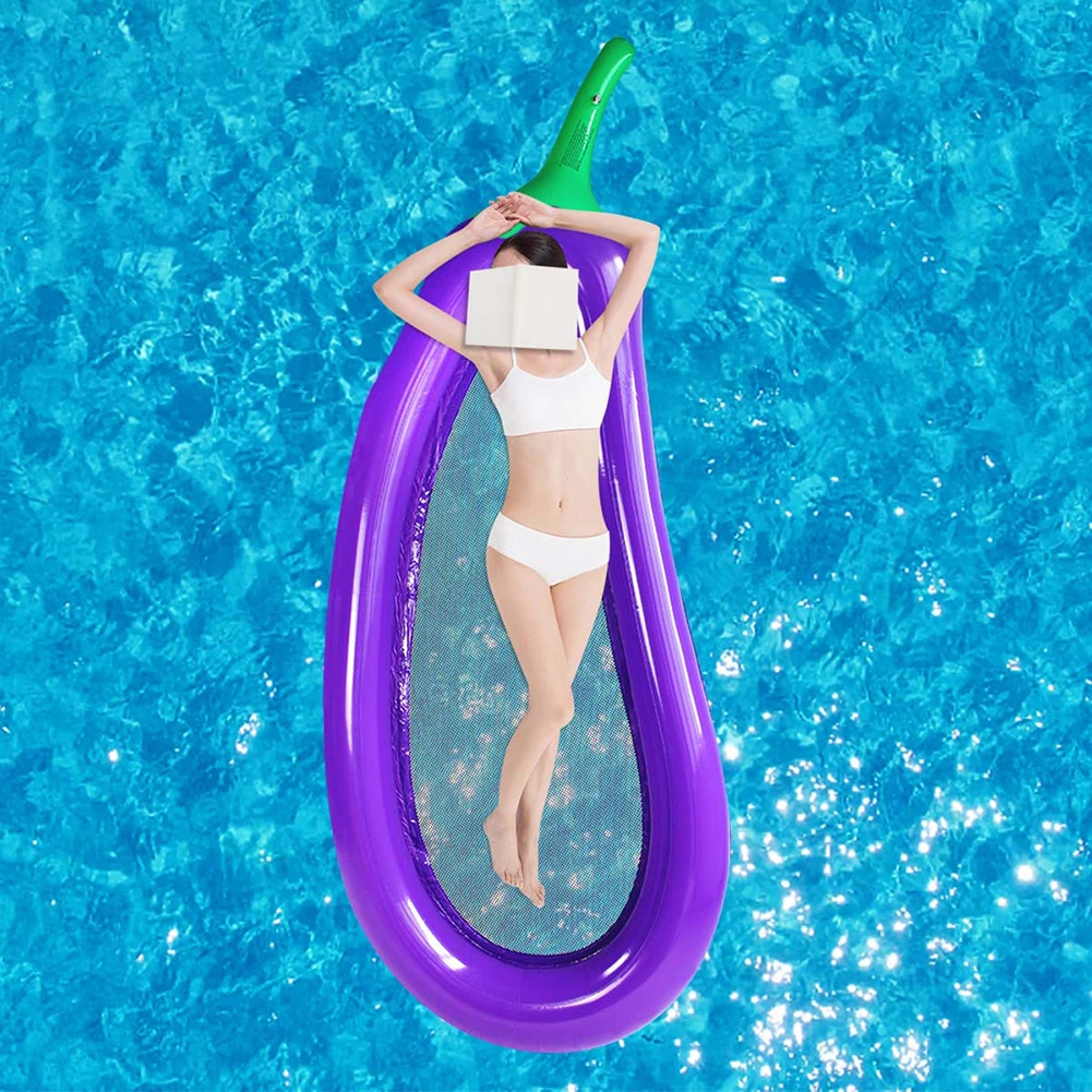 Inflatable Hammock Floating Row Lounges Folding Swimming Bed Portable Beach Summer Swimming Pool Water Pool Float Party Beach