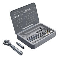 VMAN 40in1 Multifunction Ratchet Screwdriver Set Multi Magnetic Bits Mini Repair Tool Kit  Household Tool For PC & Iphone Etc.