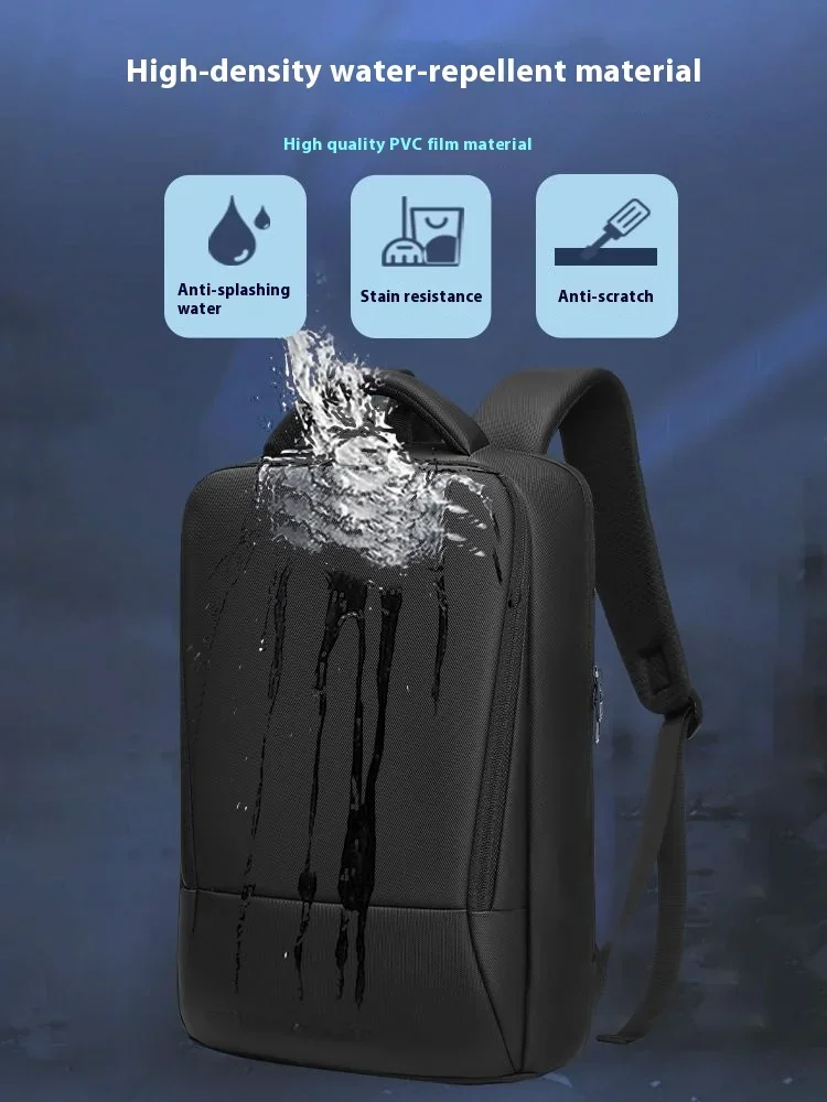 EURCOOL Backpack repellent Large capacity waterproof 17 usb business commuting