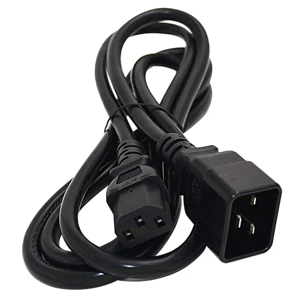 1.8m IEC 320 C13 to C20 Power Supply Extension Cord Adapter for PDU UPS