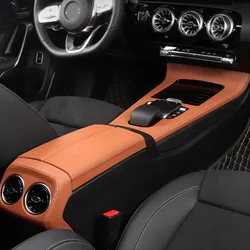 Car Central Gear Shift Panel Decorative Storage Box Panel For Mercedes Benz 2020 2021 2022 2023 2024 A Class CLA GLA GLB EQA EQB
