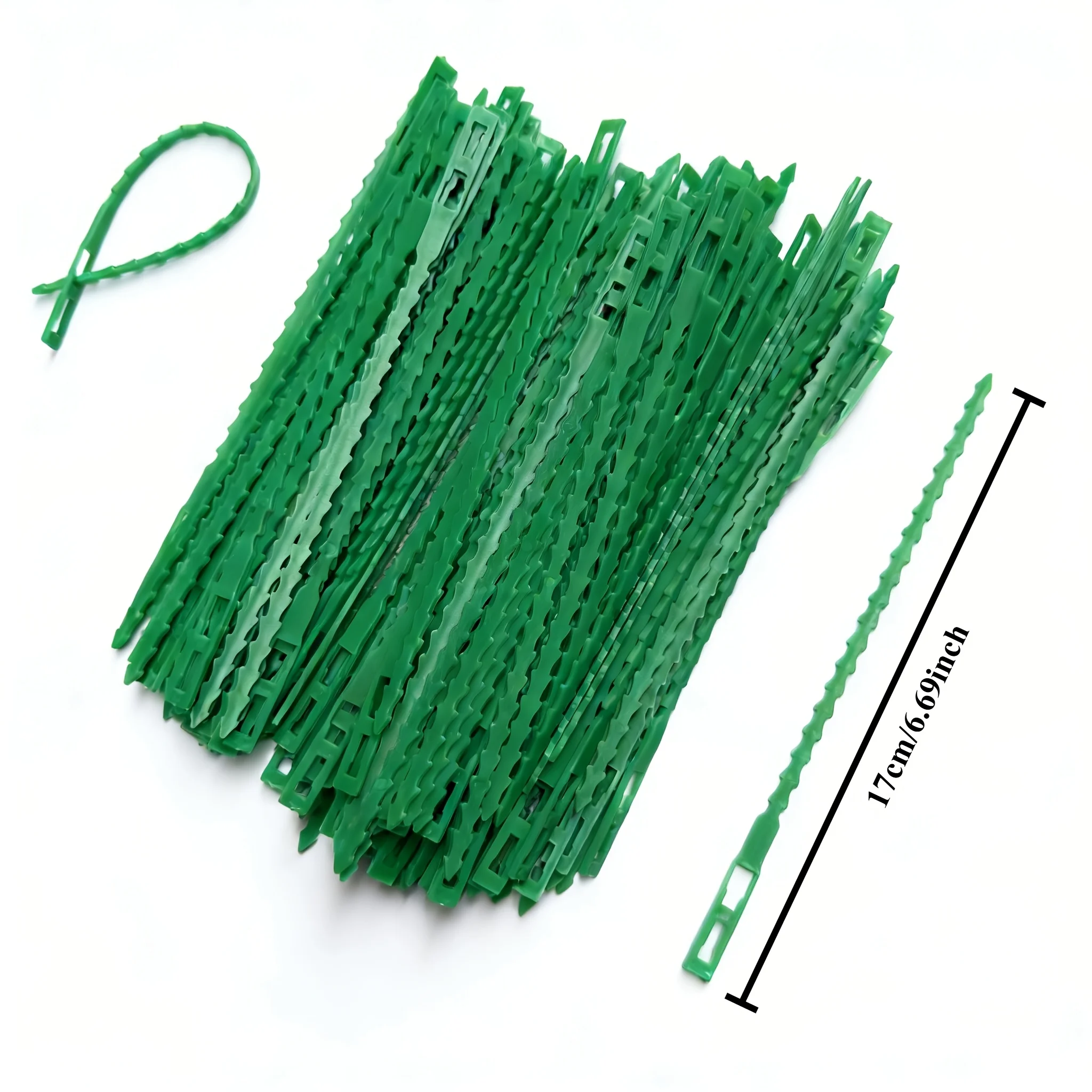 99/198Pcs 6.69 Inch Adjustable Plant Ties Reusable Flexible Stem Clips Support Band For Tomato Vine Climbing Garden Plants