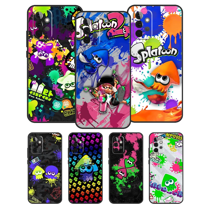 Splatoon เกมสำหรับ Samsung Galaxy A22 A32 A42 A12 A52 A72 A31 A51 A71 A21S A52S A50 A70ฝาครอบ