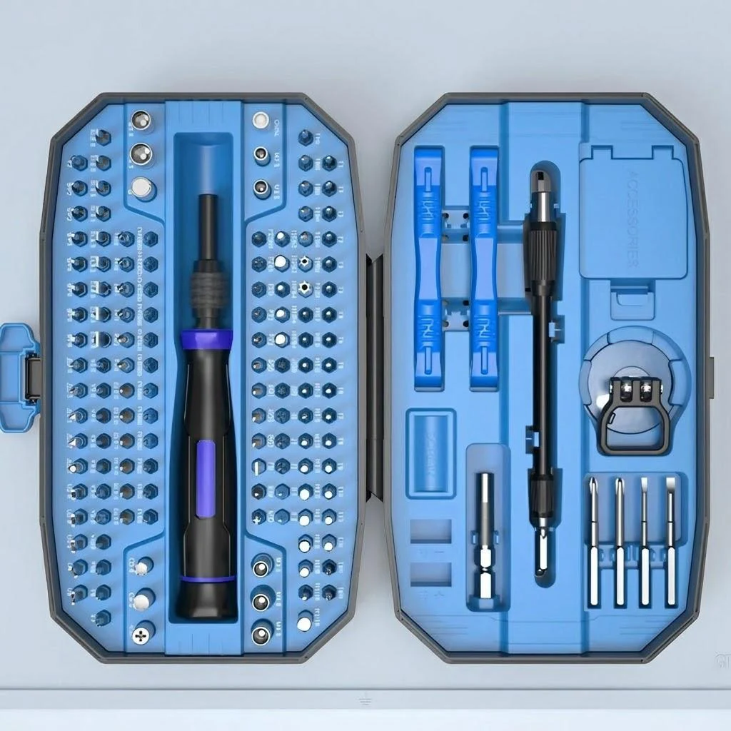 

Профессиональный набор прецизионных отверток 152-в-1 для ноутбуков, T5 T6 Torx, комплект для ремонта, набор инструментов для обслуживания компьютеров