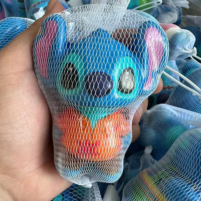 Random 3PCS Disney Stitch Squishy Mochi Toy Decompression Toy Slow Rebound Decompression Gadget Ornament Gift
