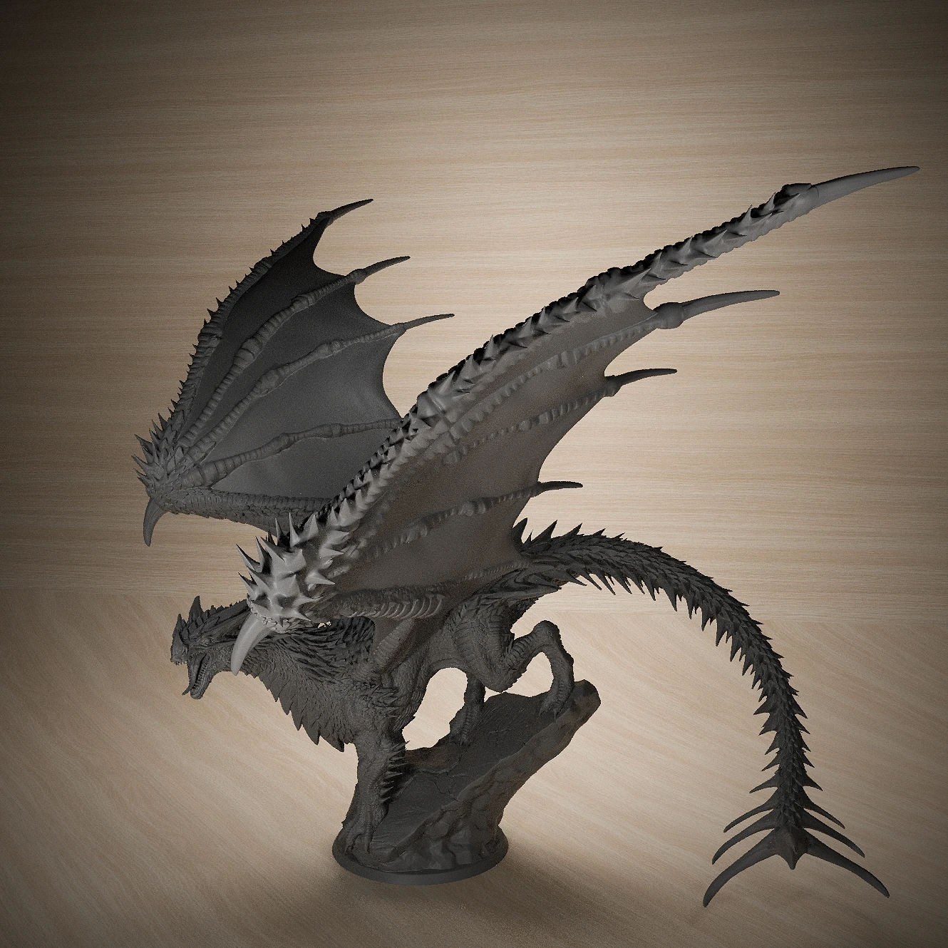 Young Red Dragon 30mm Tabletop Games Model Unpainted Miniatures For Tabletop Games And Role-playing Room Decorations