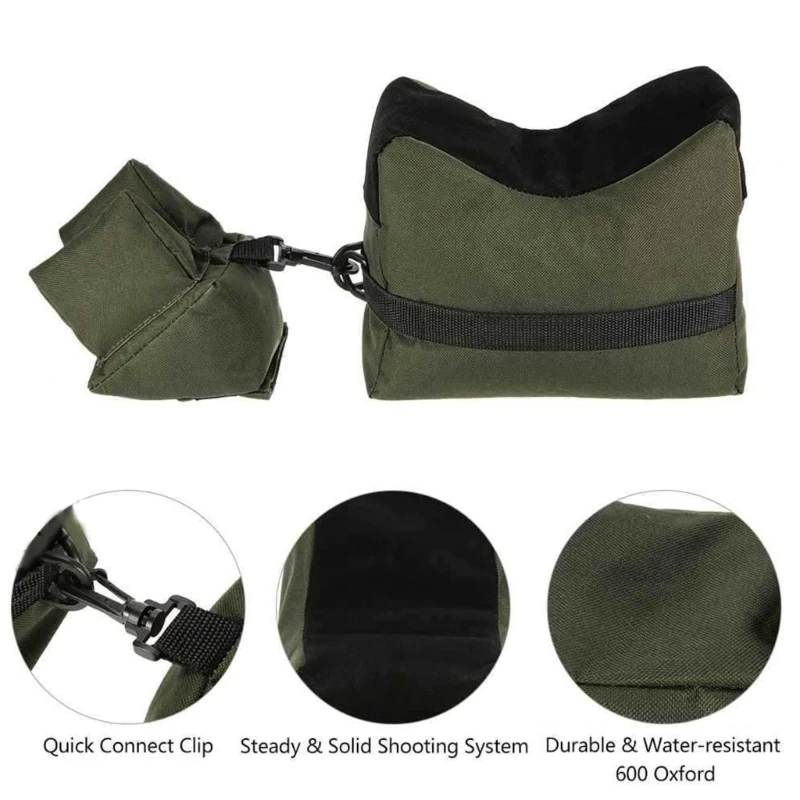 Rest Bags, Rest Front & Rear Support Sandbag Stand Holder Construction & Water Resistance for Shooting Hunting 69HD