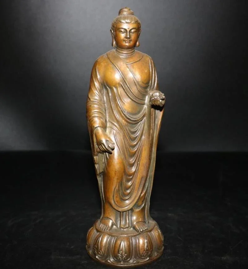 

China brass Medicine Buddha crafts statue