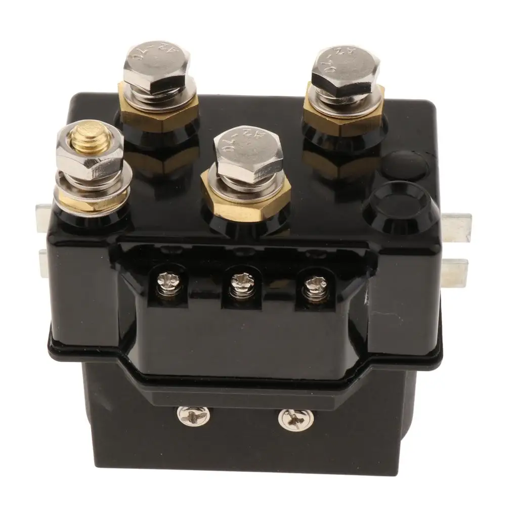 24V ATV UTV relé solenoide cabrestante contratista, solenoide de cabrestante para cabrestante de vehículos 4x4, accesorios de cabrestante eléctrico