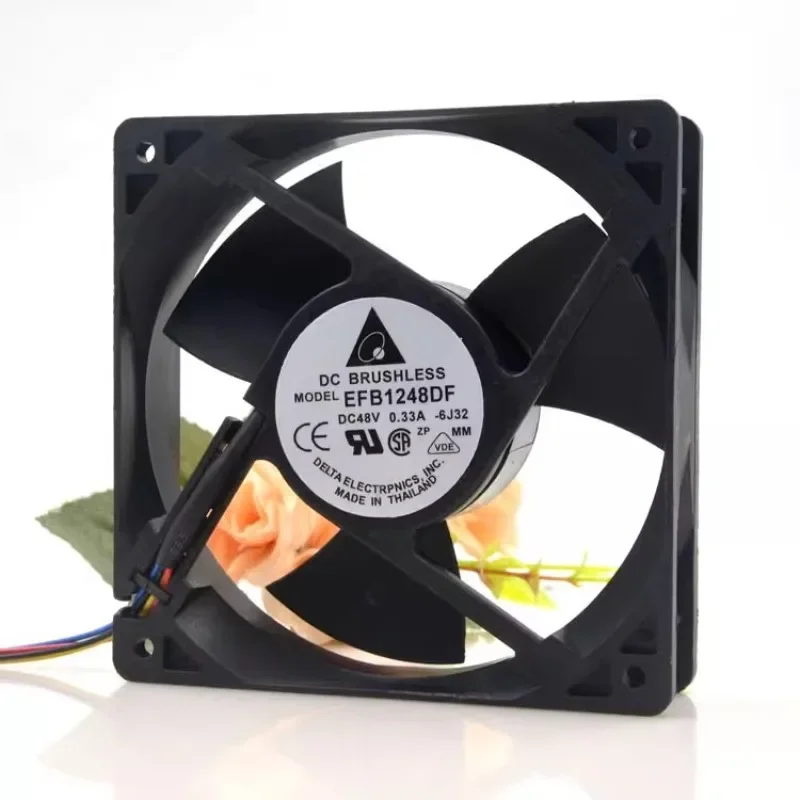 Original Cooling Fan For Delta EFB1248DF 48V 0.33A 12032 12CM High Air Volume Frequency Converter Fan 120*120*32MM