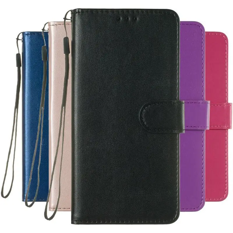 

Flip Phone Wallet Case For Apple iPhone 14 13 Mini 11 12 Pro Max 6 6s 7 8 Plus SE 2020 Solid Color Card Slots Cover Bags D01D