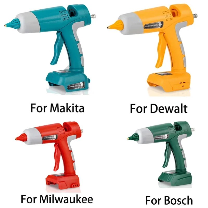 

Hot Melt Glue Gun For Makita/Dewalt/Bosch/Milwaukee 18V Lithium Battery For Arts&Crafts&DIY Electric Heat Repair Tool